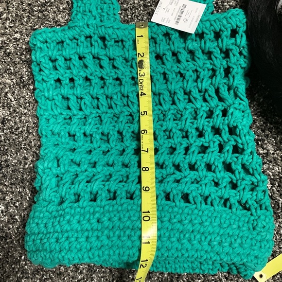 J.Crew Green Crochet Bag NWT - Picture 6 of 9